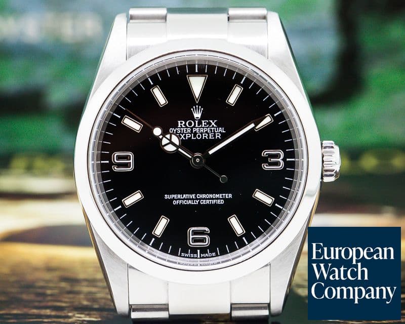 Image of Rolex Explorer I 36MM SS FULL SET 

