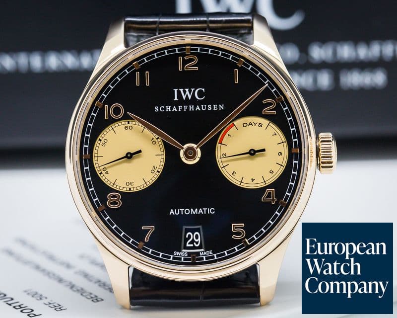 Image of IWC Portuguese 7 Day Automatic 18K Red Gold 