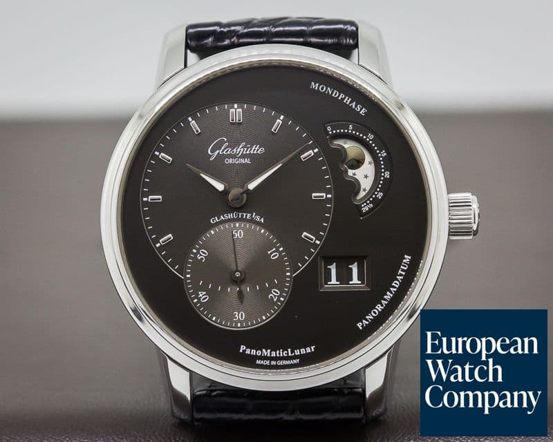 Image of Glashutte Original PanoMatic Lunar SS Grey Dial