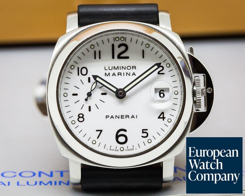Image of Panerai Luminor Marina SS White Dial 40MM
