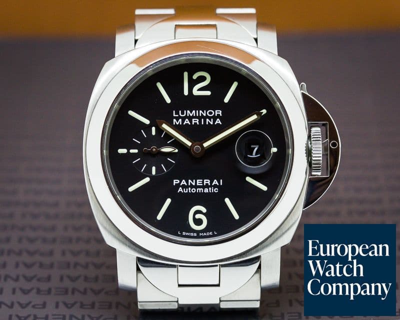 Image of Panerai Luminor Automatic SS Black Dial 
