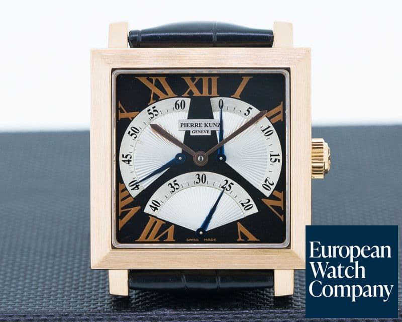 Image of Pierre Kunz Rose Gold Retrograde Triple Seconds