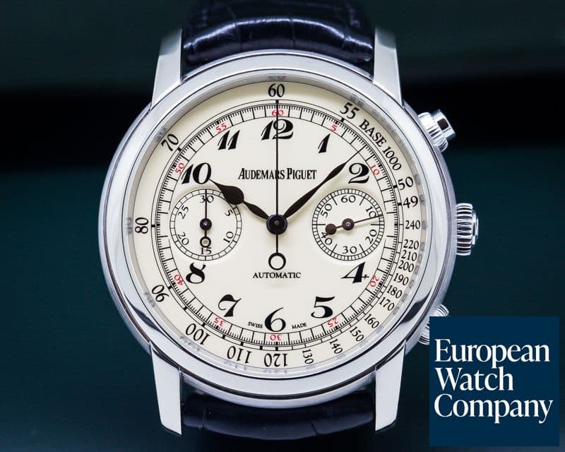 Image of Audemars Piguet Jules Audemars Chronograph 18K White Gold 