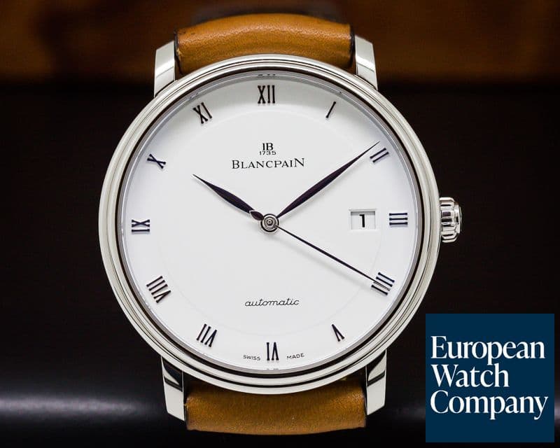 Image of Blancpain Ultra Slim White Dial Automaitc SS