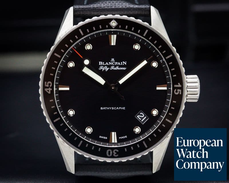 Image of Blancpain Fifty Fathoms Bathyscaphe Automatic Titanium