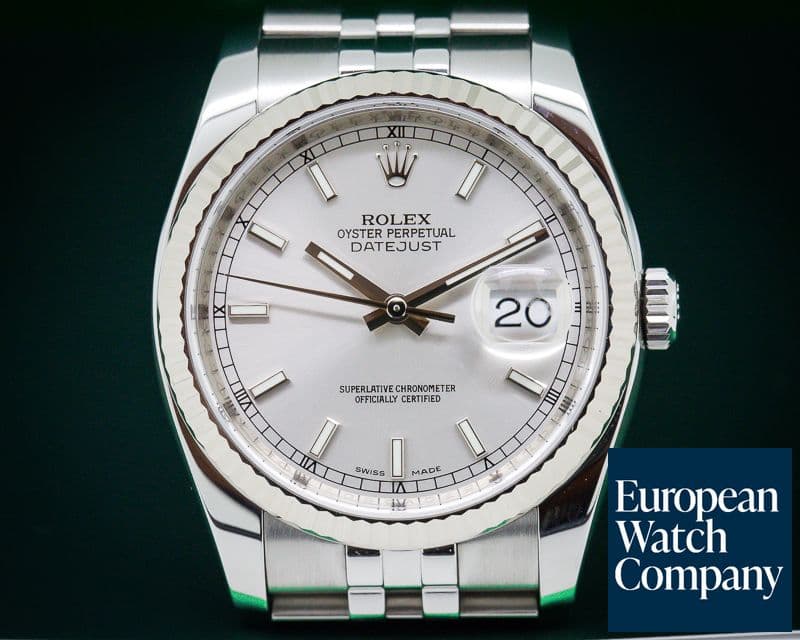 Image of Rolex Datejust SS Jubilee White Dial 