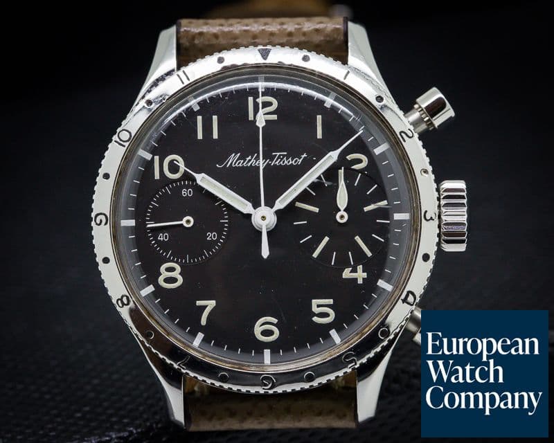 Image of Mathey Tissot Vintage Civilian Type XX Pilot Flyback Chronograph