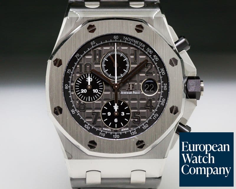 Image of Audemars Piguet Royal Oak Offshore Slate-Grey Dial SS / Rubber UNWORN