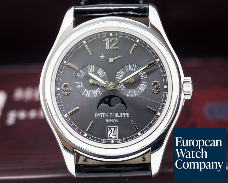 Image of Patek Philippe Annual Calendar 18K White Gold Slate Dial 