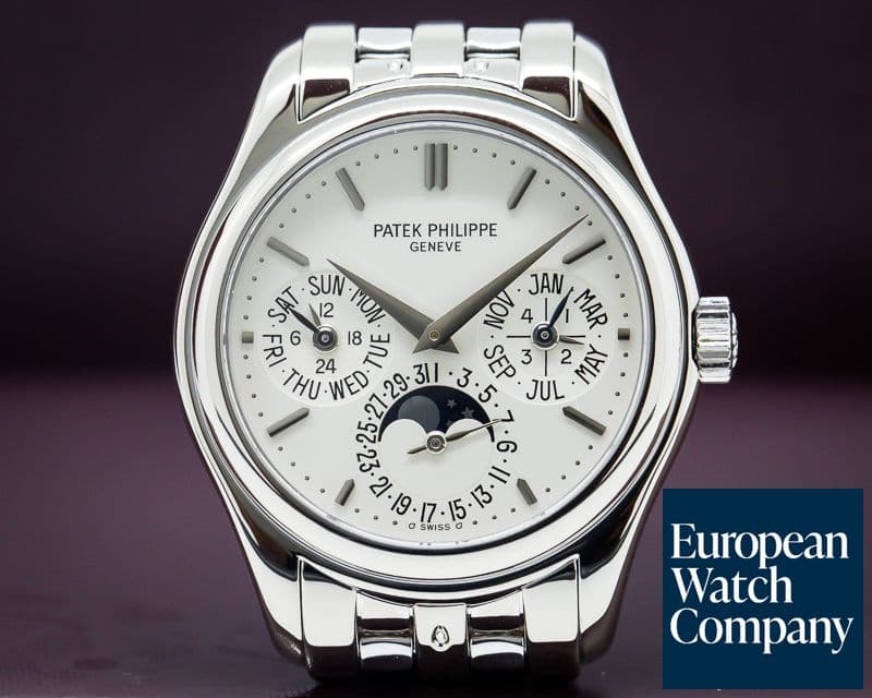 Image of Patek Philippe Perpetual Calendar 18K White Gold Bracelet COMPLETE