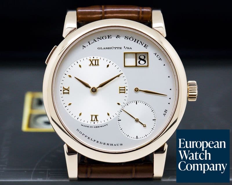 Image of A. Lange and Sohne Lange 1 18K Rose Gold Silver Dial