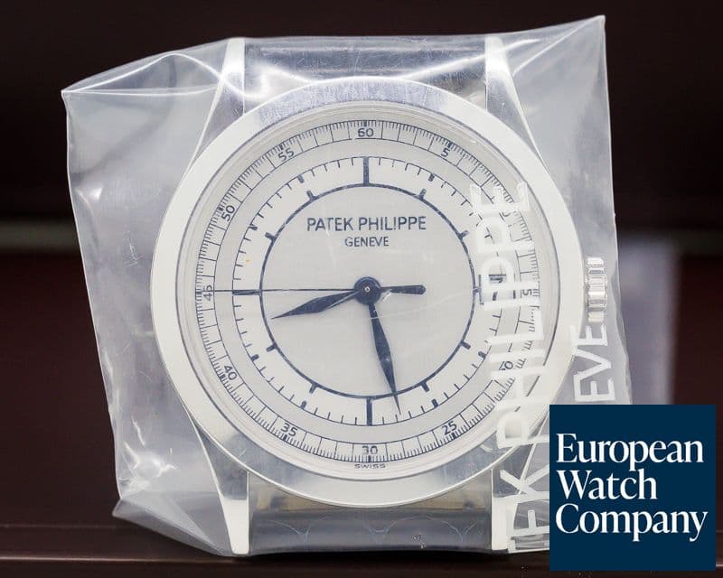 Image of Patek Philippe Calatrava 18K White Gold Sector Dial SEALED
