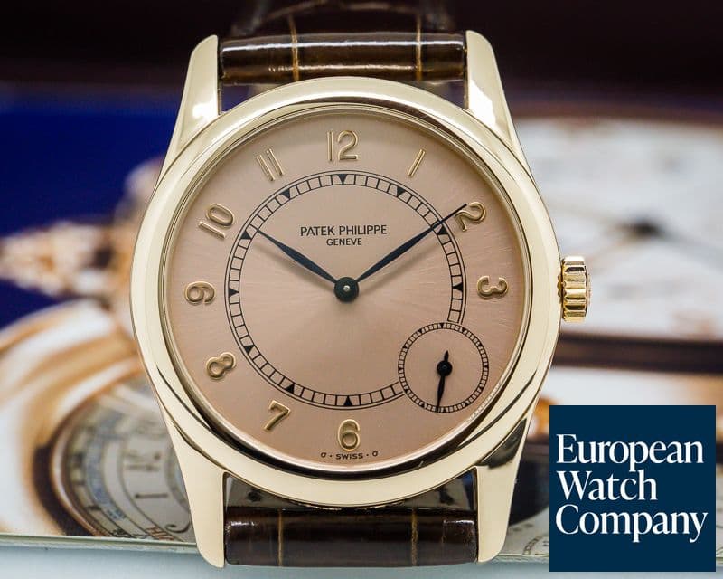 Image of Patek Philippe Calatrava Automatic 18K Rose Gold / Pink Dial