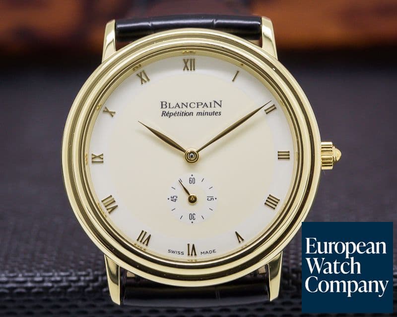 Image of Blancpain Minute Repeater Yellow Gold 34MM