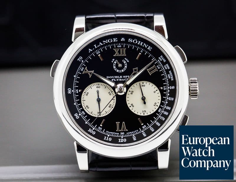 Image of A. Lange and Sohne Datograph Double Split Black Dial Platinum / Deloyment