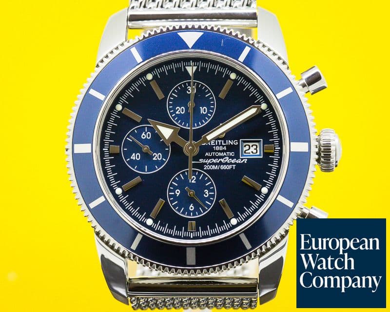 Image of Breitling SuperOcean Heritage Chronograph Blue Dial SS / SS