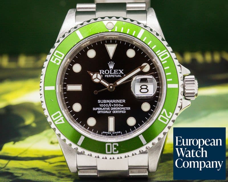 Image of Rolex Submariner 50th Anniversary SS Green Bezel