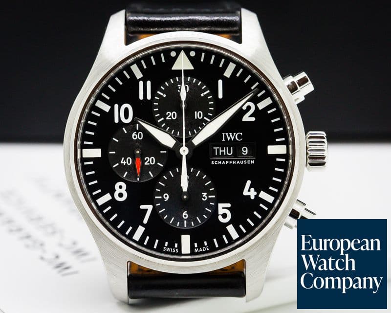 Image of IWC Flieger Pilot Chronograph SS  