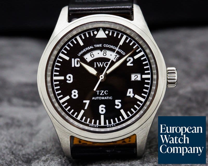 Image of IWC UTC Black Dial SS