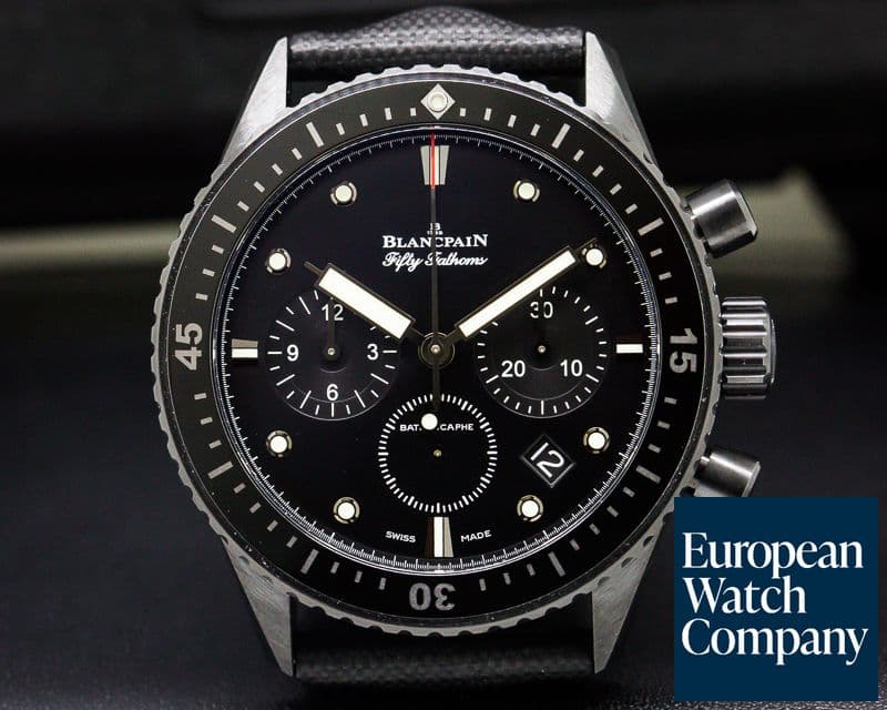 Image of Blancpain Fifty Fathoms Bathyscaphe Flyback Chronograph UNWORN Ceramic