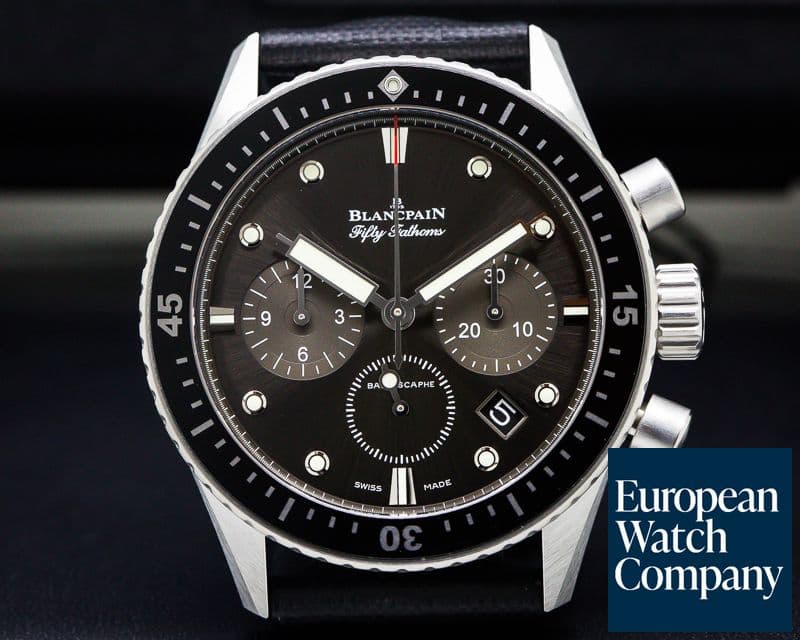 Image of Blancpain Fifty Fathoms Bathyscaphe Flyback Chronograph SS 
