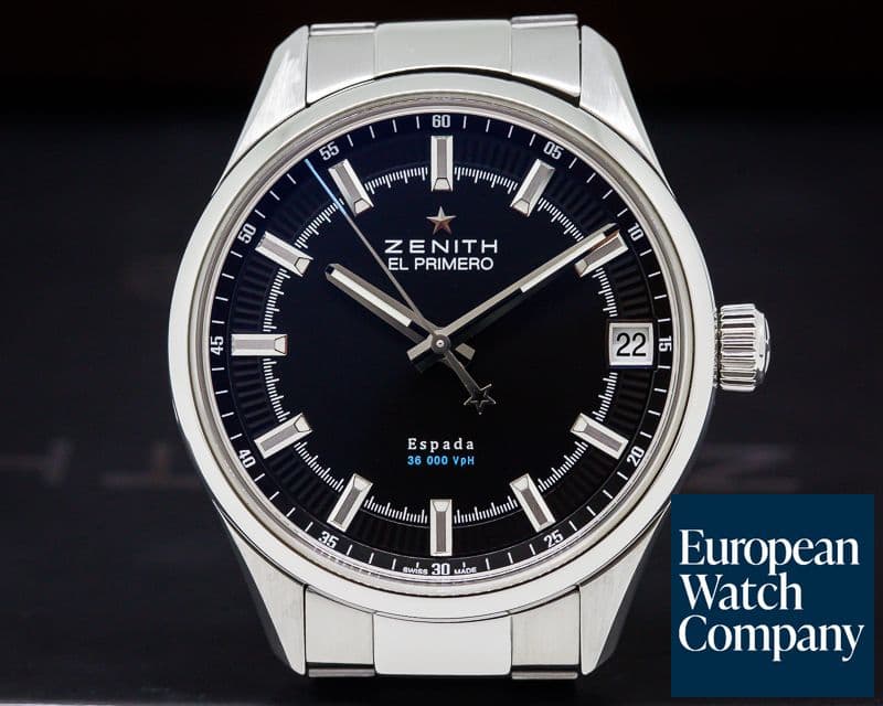 Image of Zenith El Primero Espada Black Dial SS / SS