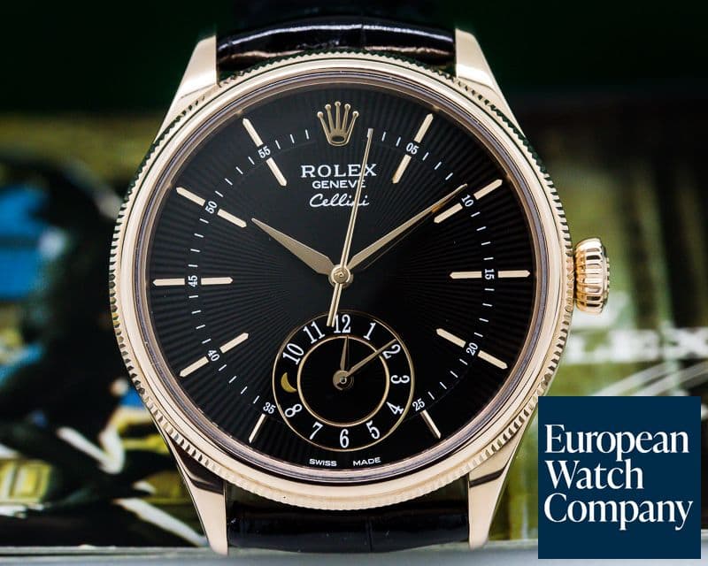 Image of Rolex Cellini Dual Time 18K Rose Gold 