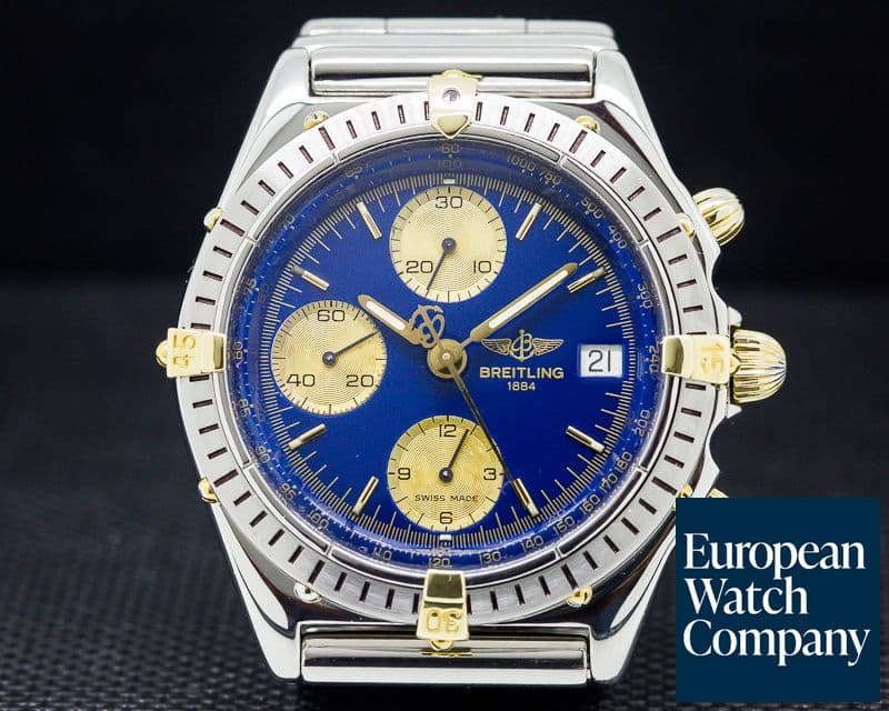 Image of Breitling Chronomat Blue Dial SS / 18K
