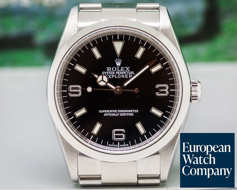 Image of Rolex Explorer I 36MM SS FULL SET 


