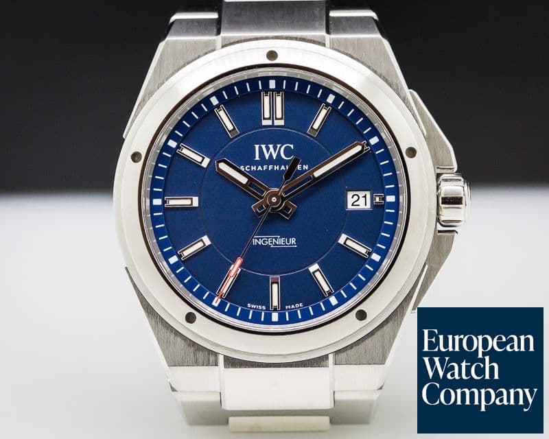 Image of IWC Ingenieur Laureus Blue Dial Limited SS