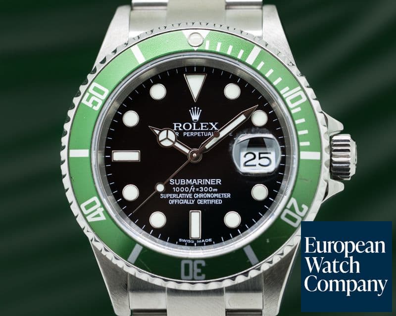 Image of Rolex Submariner 50th Anniversary SS Green Bezel