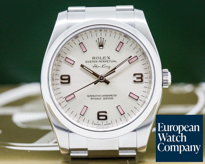 Image of Rolex Air King Silver Dial SS