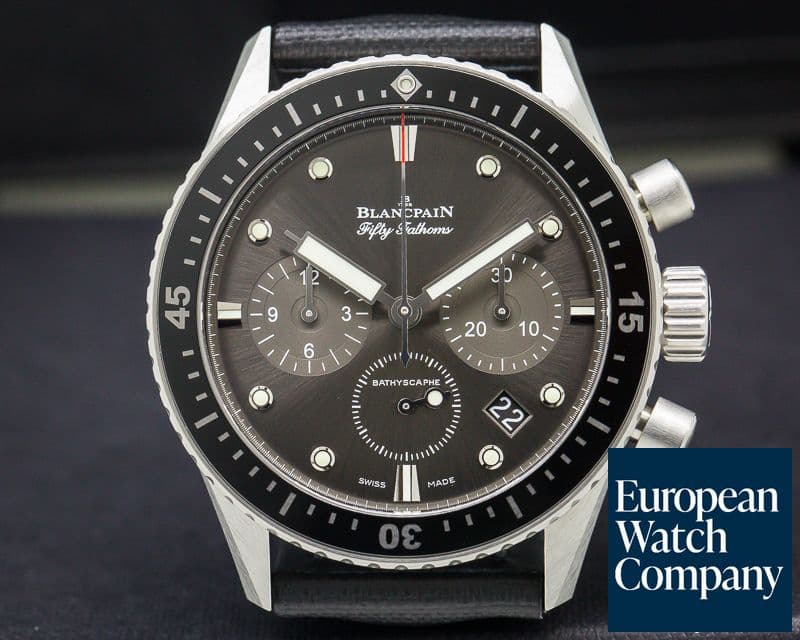 Image of Blancpain Fifty Fathoms Bathyscaphe Flyback Chronograph Kevlar