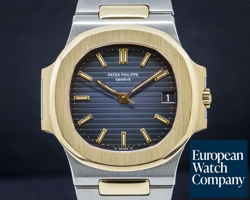 Image of Patek Philippe Nautilus 18K YG / SS Blue Dial Automatic
