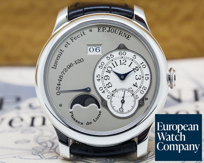 Image of F. P. Journe Octa Lune Automatic Platinum / Grey Dial 40MM
