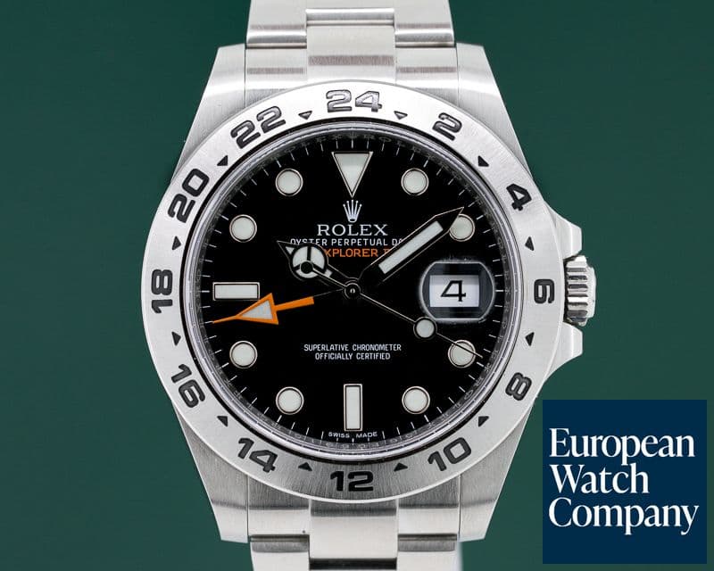 Image of Rolex Explorer II Black Dial SS / SS