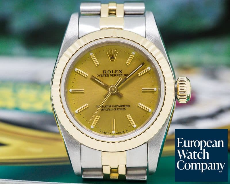 Image of Rolex Oyster Perpetual Ladies Datejust Champagne Dial