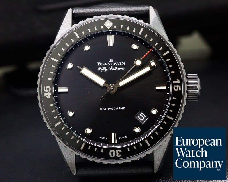 Image of Blancpain Fifty Fathoms Bathyscaphe Ceramic 