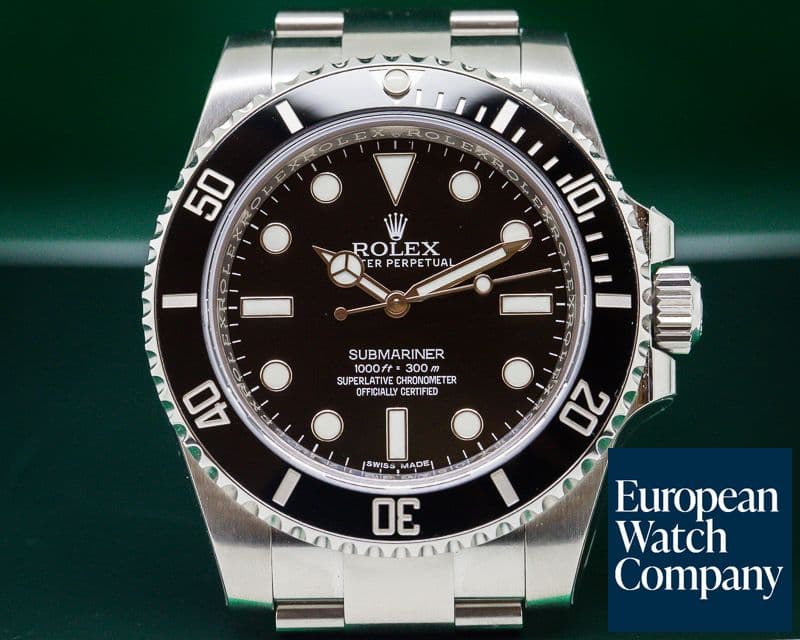 Image of Rolex Submariner No Date Ceramic Bezel SS UNWORN