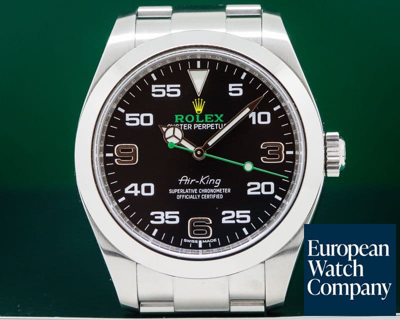 Image of Rolex Air King Black Dial SS 