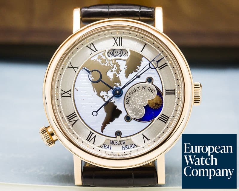 Image of Breguet Classique Hora Mundi USA 18K Rose Gold 