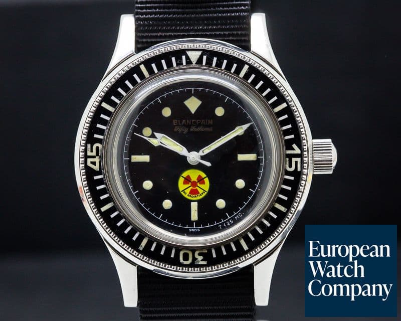 Image of Blancpain Fifty Fathoms "BUNDESWEHR" NO RADIATION w/ Original Pictures