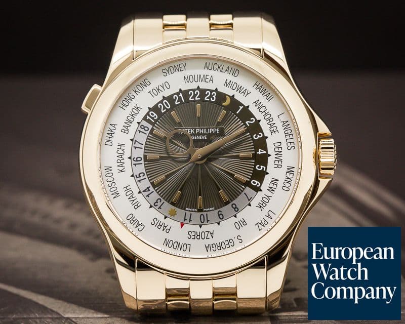 Image of Patek Philippe World Time 18K Rose Gold / 18K Rose Gold Bracelet