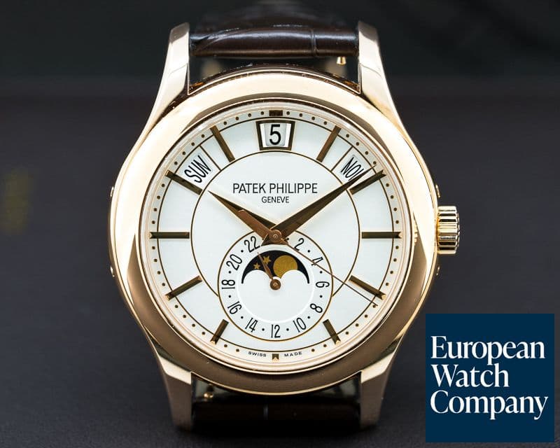 Image of Patek Philippe Annual Calendar Silver Dial 18K Rose Gold

