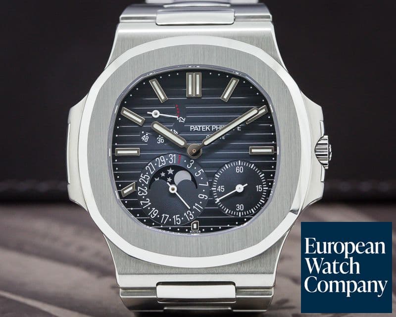 Image of Patek Philippe Jumbo Nautilus Moonphase Power Reserve SS
