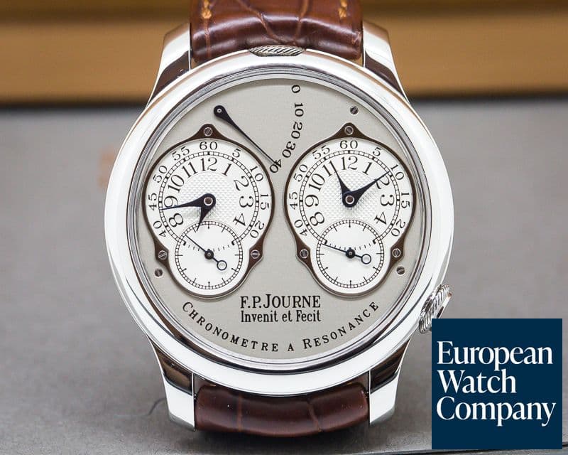 Image of F. P. Journe Chronometre Resonance
Platinum Silver Dial 40MM