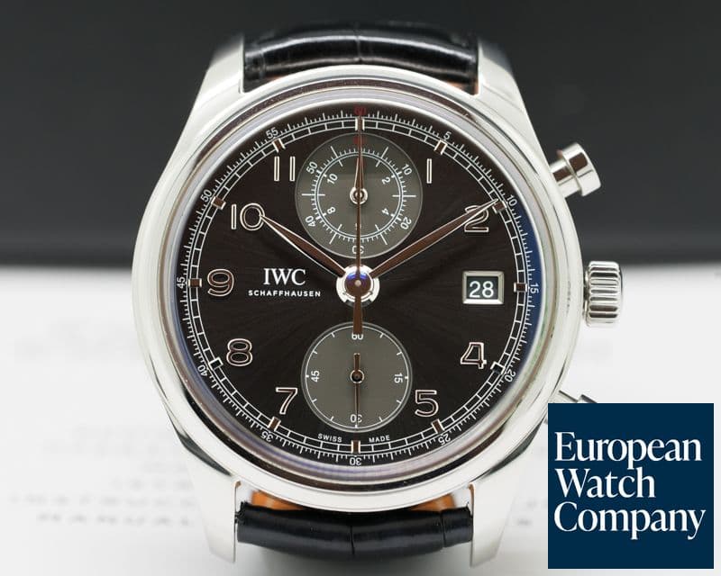 Image of IWC Portuguese Chronograph Classic SS / Grey Dial 