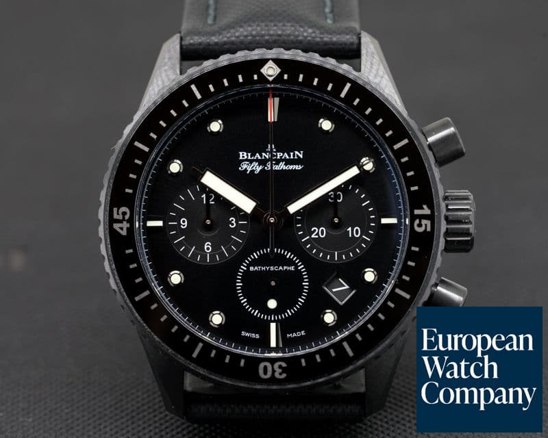 Image of Blancpain Fifty Fathoms Bathyscaphe Flyback Chronograph Ceramic