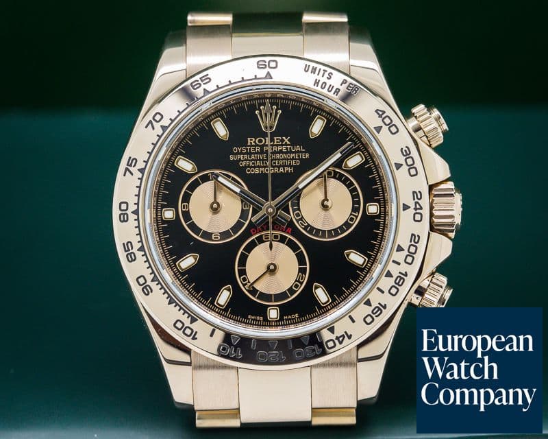 Image of Rolex Daytona Everose Black Dial 18K Rose Gold / Bracelet