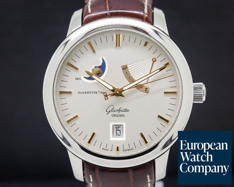 Image of Glashutte Original Senator Moon Power Reserve Limited "Tourneau Edition" SS